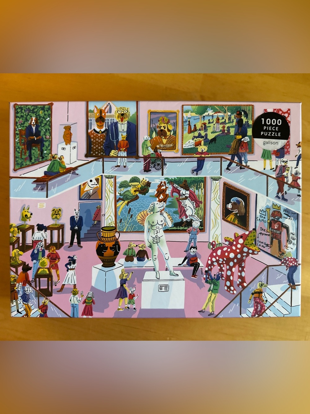 1000piece Dog Gallery Galison jigsaw puzzle